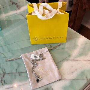 Kendra Scott Silver Charm Necklace